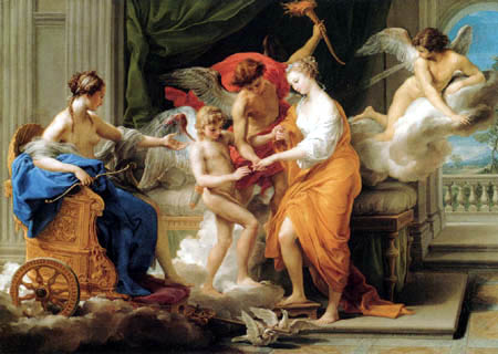 Les noces d'Amour et Psyché Pompeo Batoni (1756)