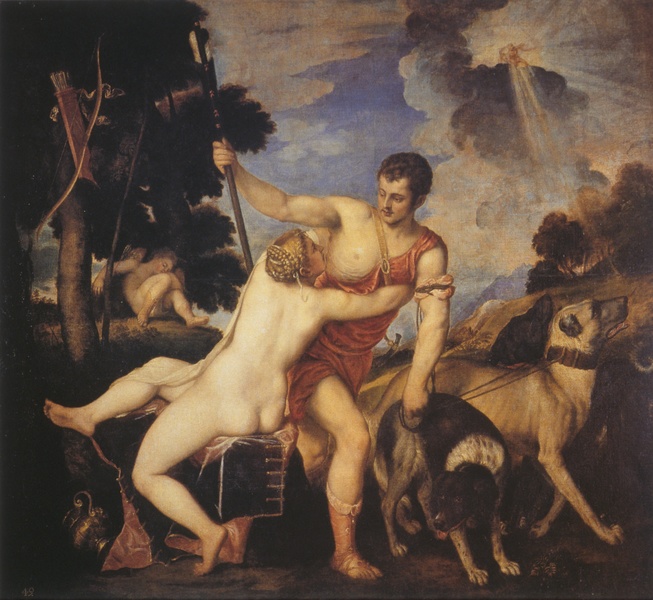 Vénus et Adonis Titien